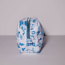 Load image into Gallery viewer, Coastal Cowboy - Western Toile Cosmetic Travel Bag