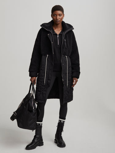 Varley Walsh Quilt Sherpa Coat