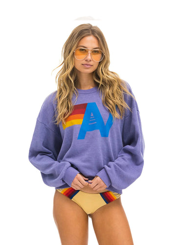 Aviator Nation LOGO RELAXED CREW SWEATSHIRT