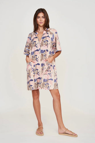 MIRTH FARO SHORT DRESS IN REEF IN SHORTCAKE