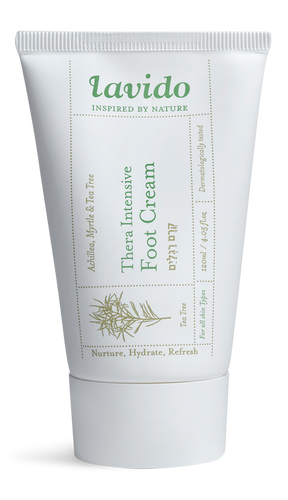 Lavido GreenAid therapuetic foot cream-this highly therapeutic foot cream targets dry, cracked skin, and areas prone to chafing.  