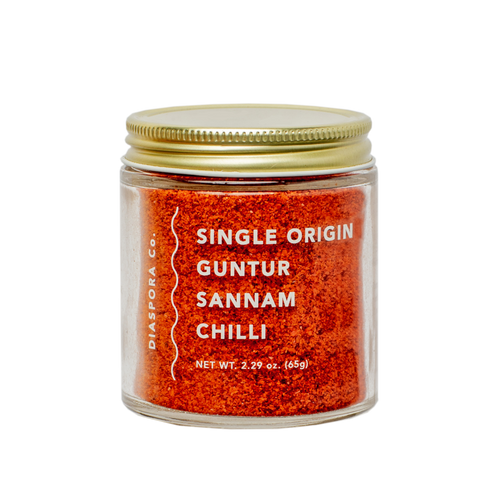 Diaspora Co. Guntur Sannam Chillies, 65g Jar