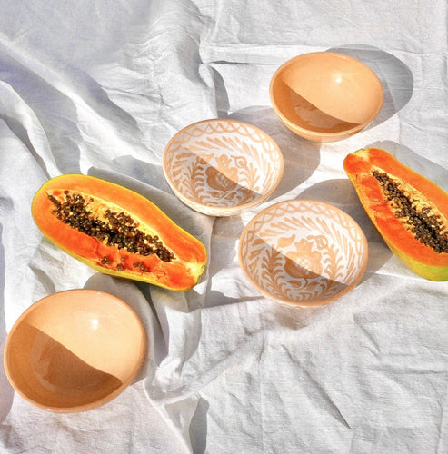 Pomelo Casa Small Bowl With Hand Painted Designs