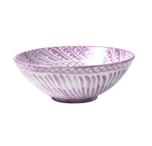 Pomelo Casa Medium Bowl With Hand Painted Designs